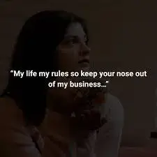 attitude dp for girls in english