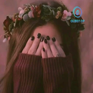 hidden face dp for girls​-2